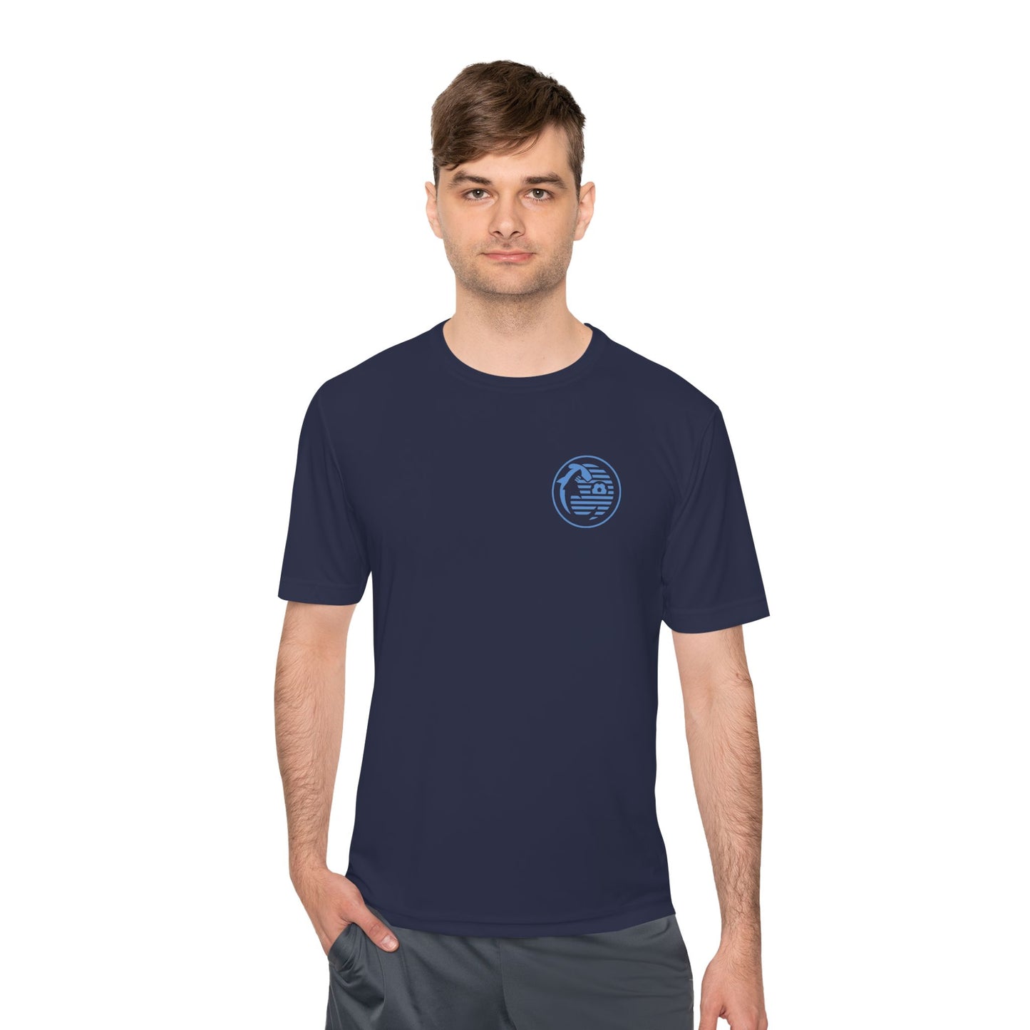 Hammerheads Badge Logo Unisex Performance Short Sleeve Sun Shirt Tee