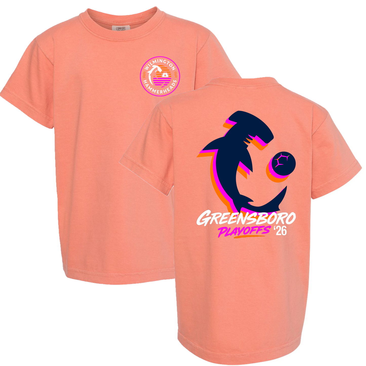 Hammerheads Greensboro 2026 Playoffs Comfort Colors Tee