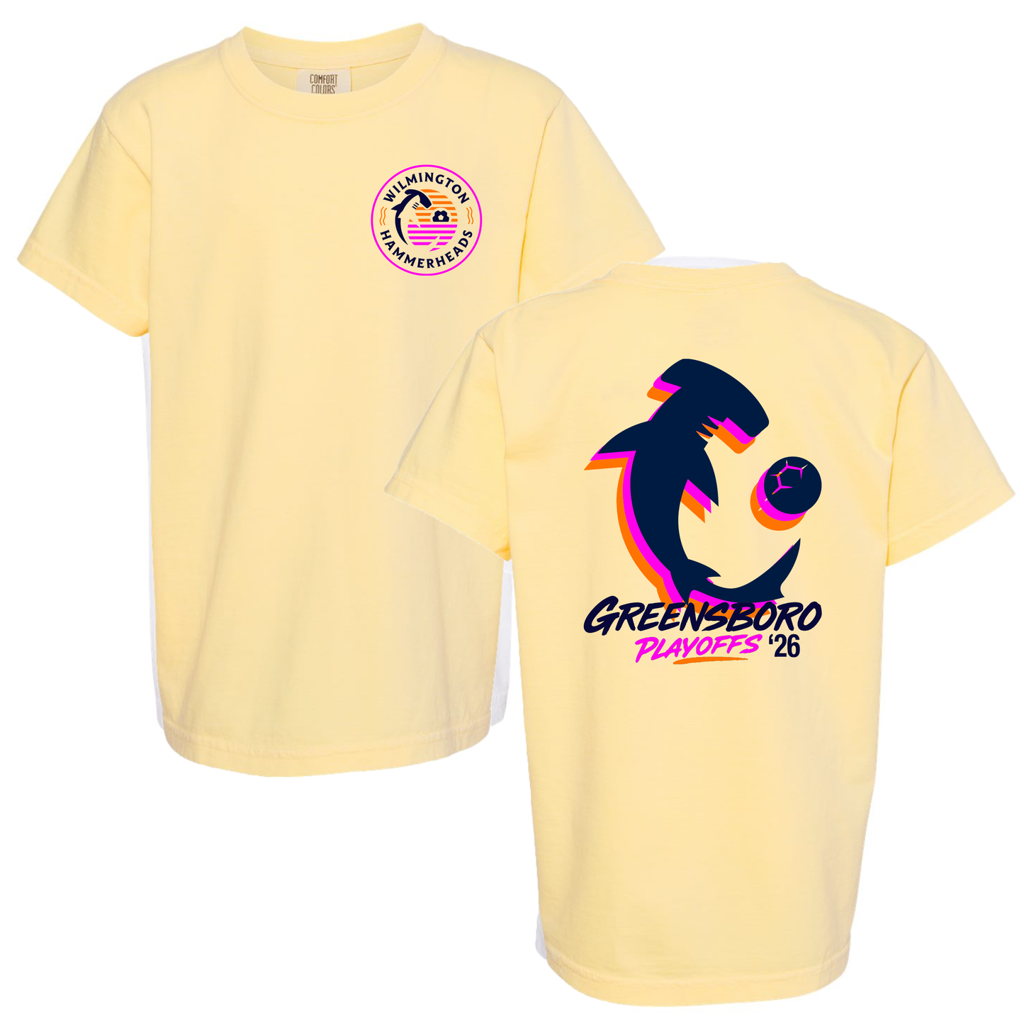 Hammerheads Greensboro 2026 Playoffs Comfort Colors Tee
