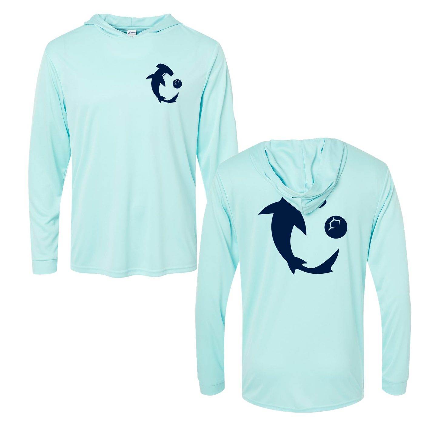 Hammerheads UPF Performance Shark Logo Hoodie