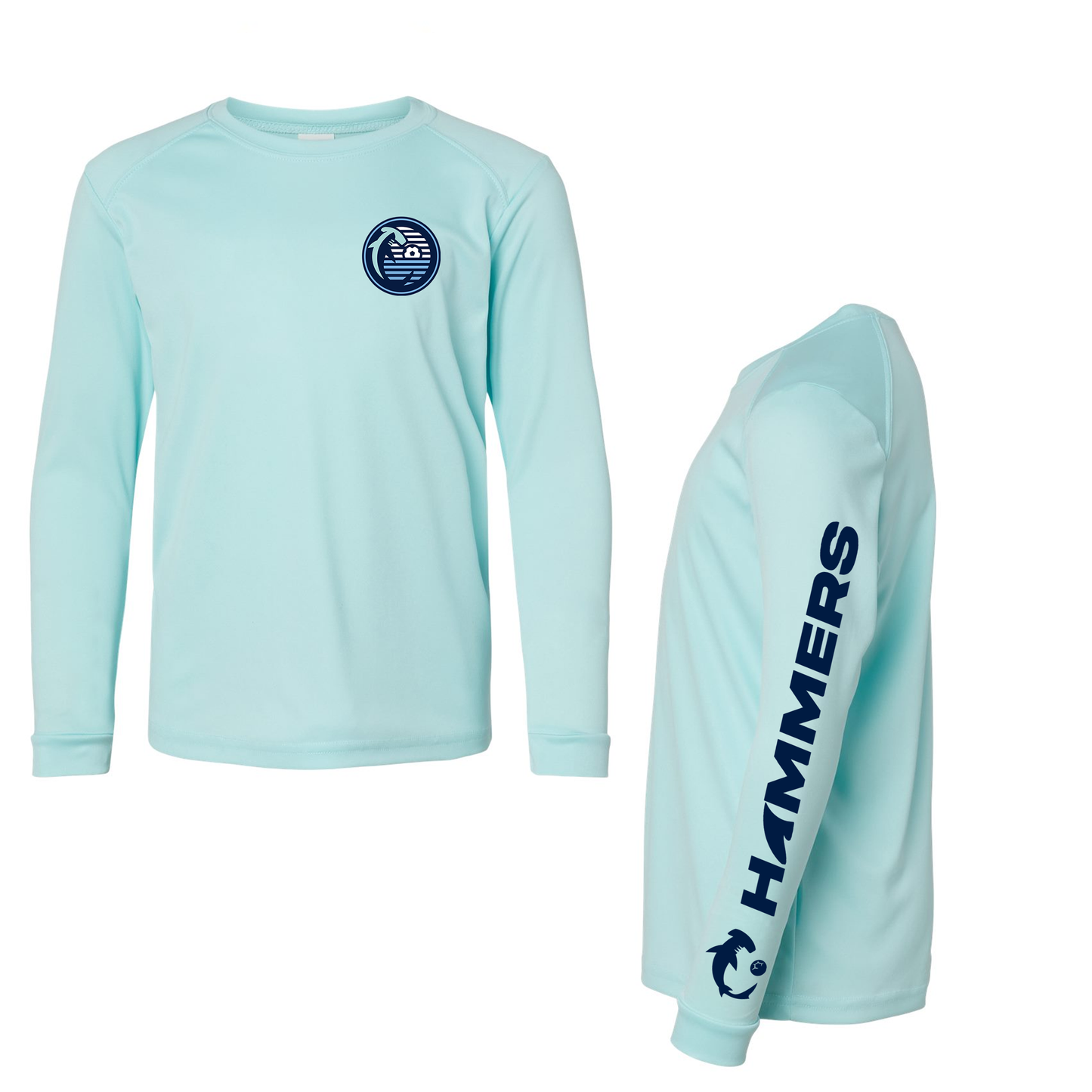 Hammerheads UPF Performance Classic Logo Lightweight LS Tee