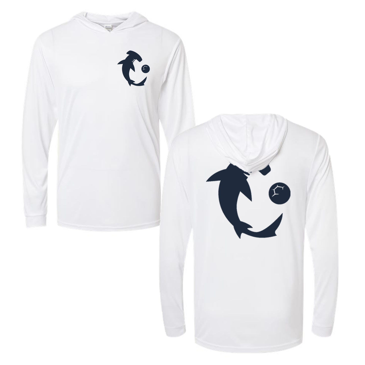 Hammerheads UPF Performance Shark Logo Hoodie